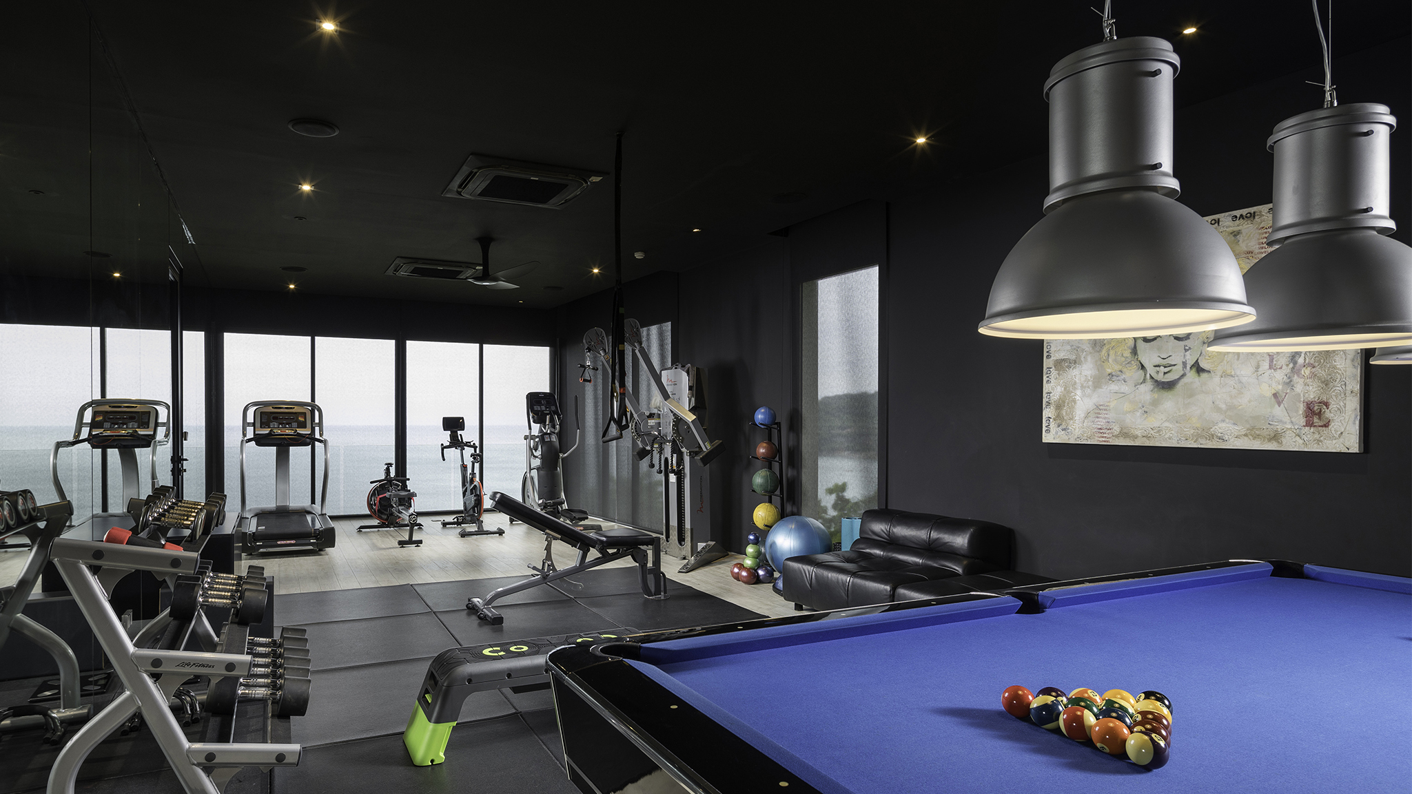 14 Malaiwana Villa M - Games room and gym