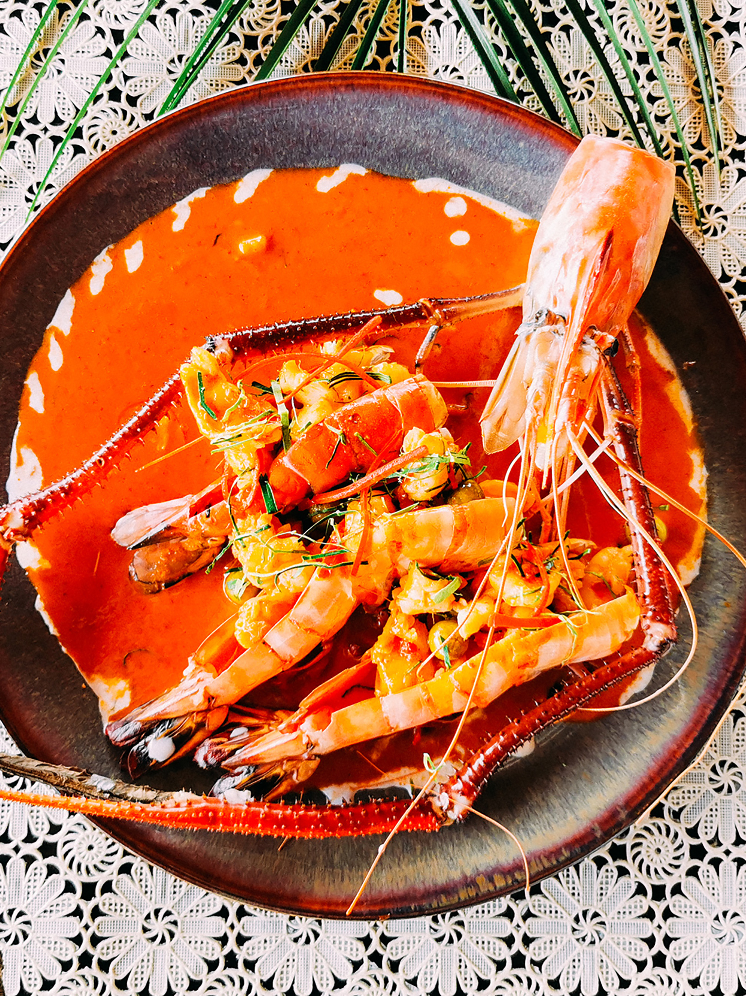 17. Villa Minh - Panang Kung (Shrimp with red curry)