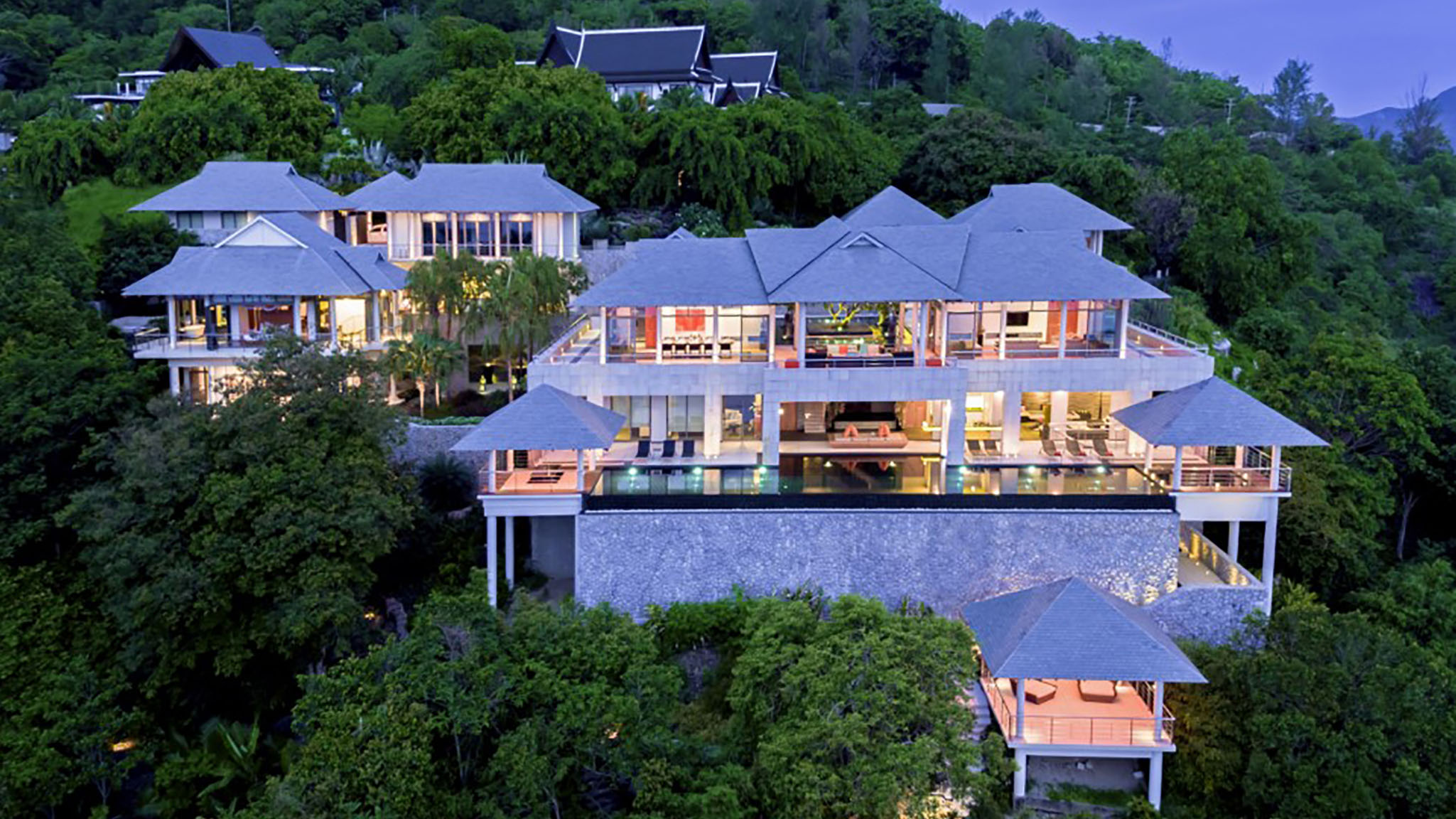 41-Villa Baan Paa Talee - Night time lights