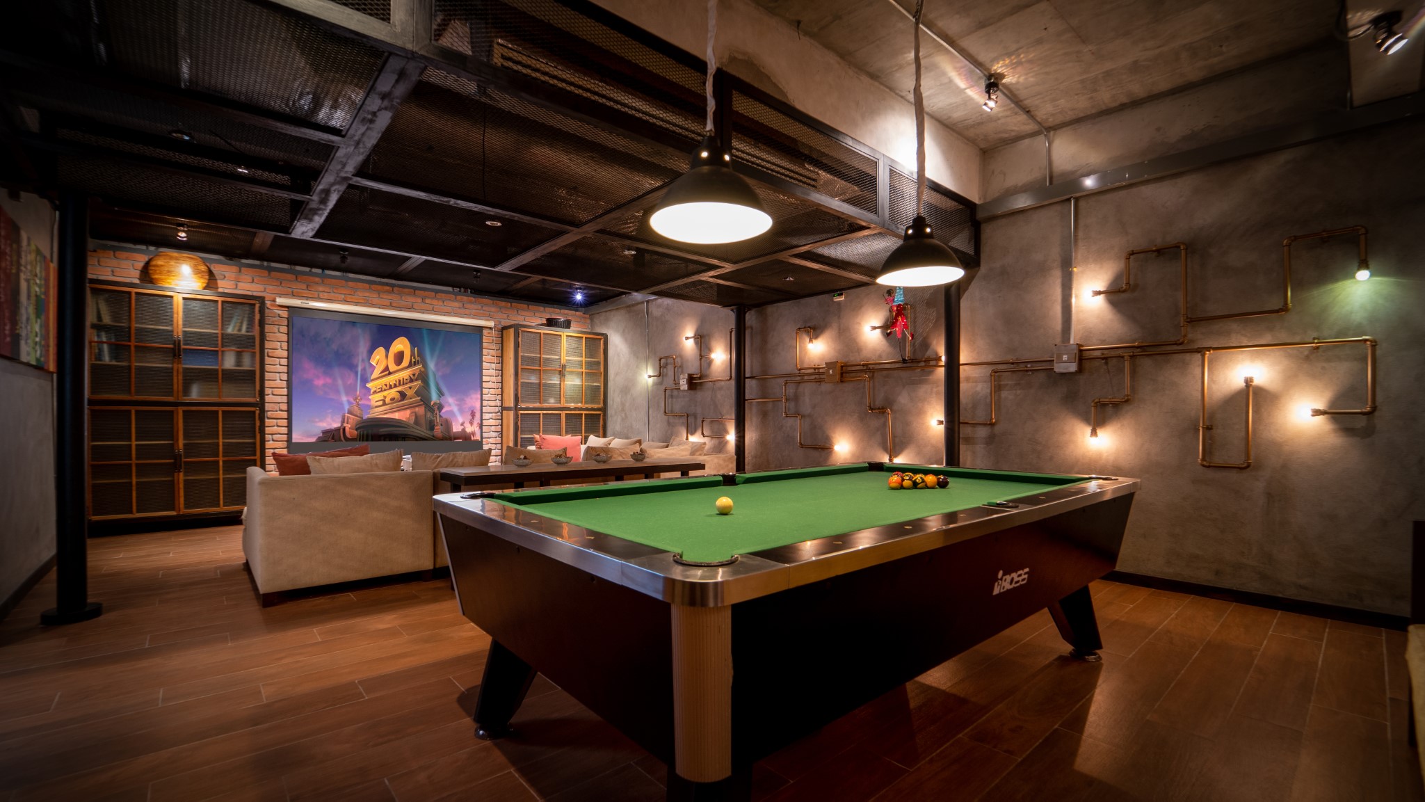 09 Jivana Beach Villas - Villa Jia - Private cinema and pool table