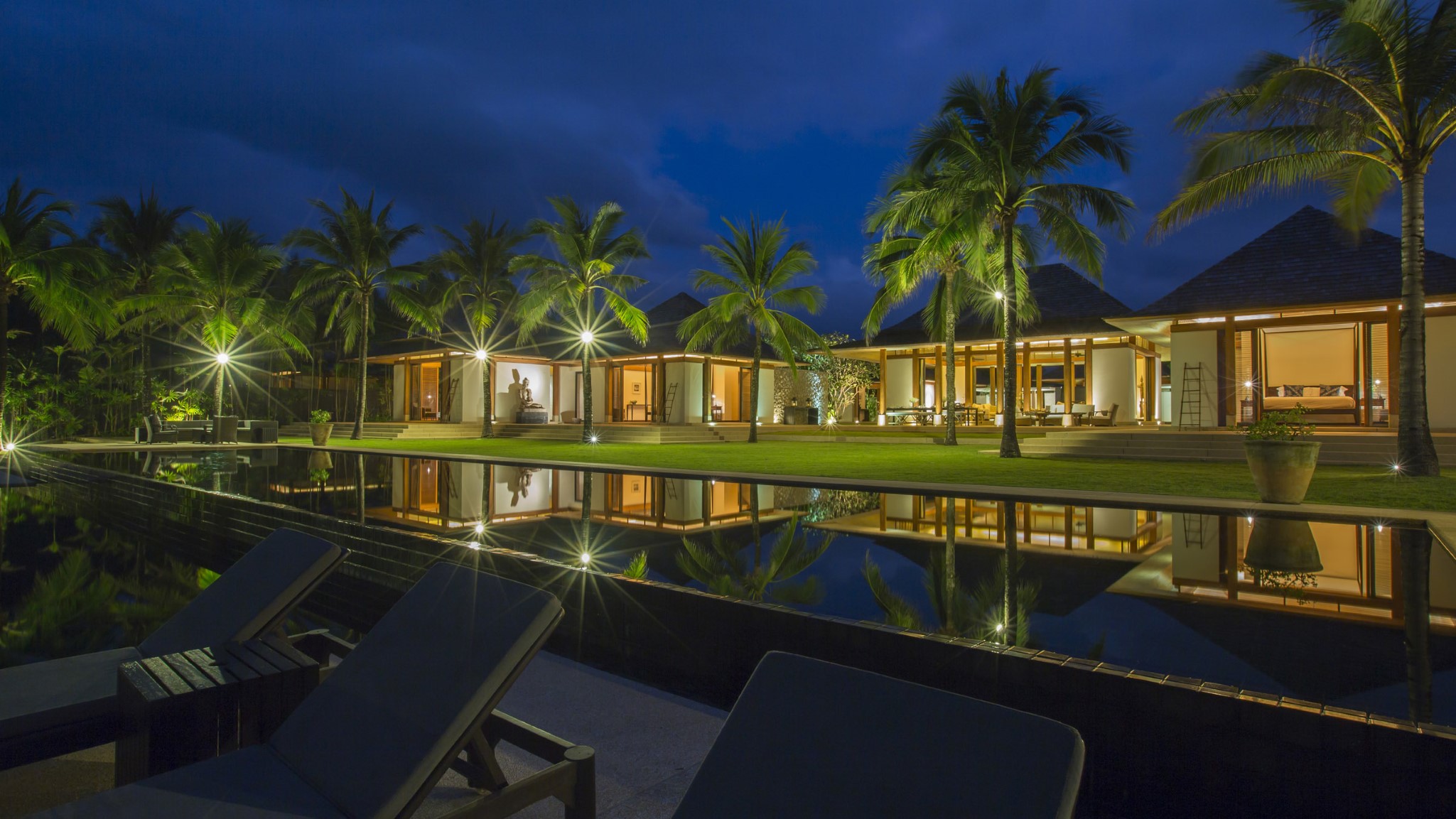 Shanti Villa, a luxury 6 bedroom beach front villa located in Jivana private estate, Phang Nga, Thailand