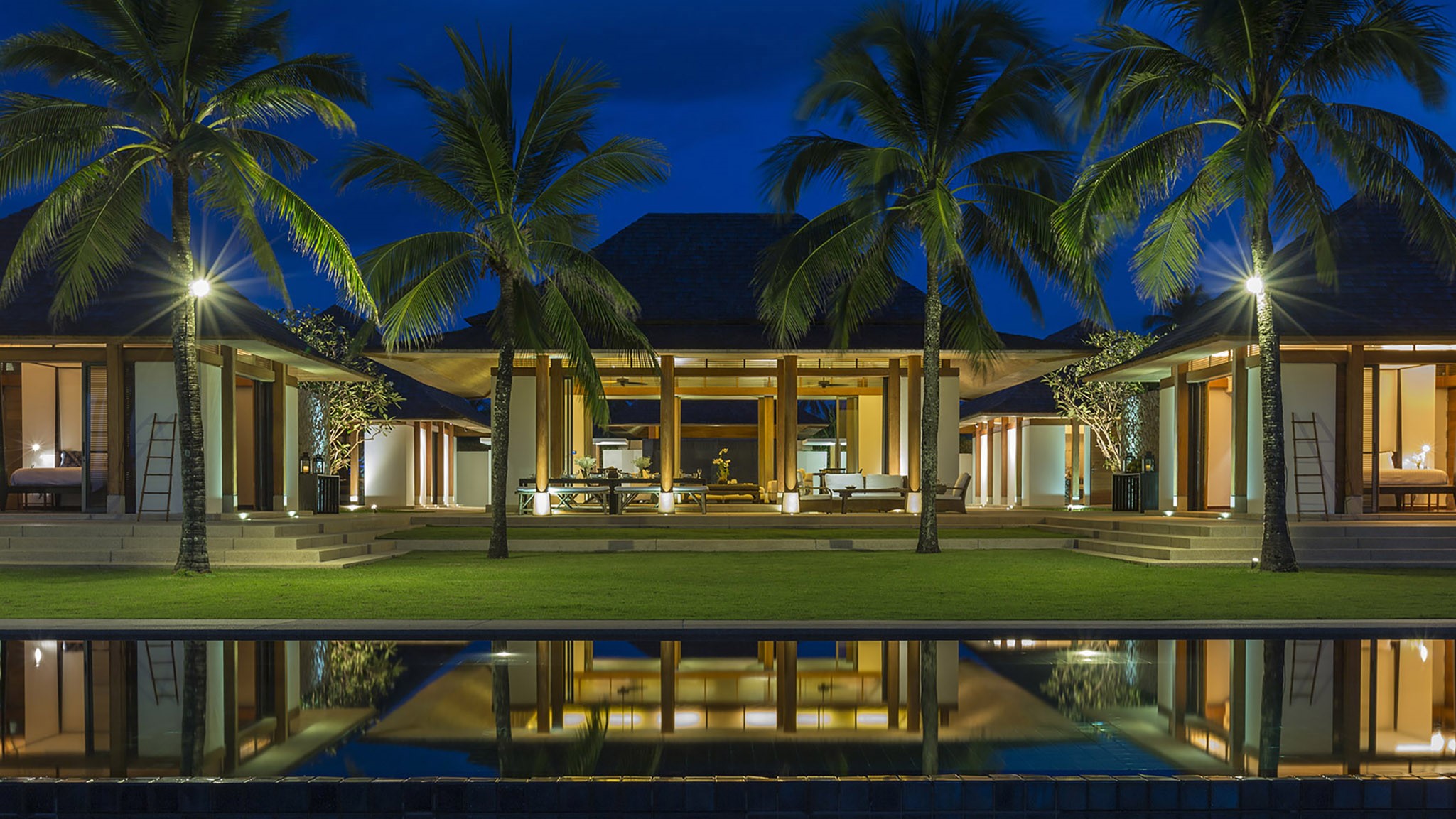 Shanti Villa, a luxury 6 bedroom beach front villa located in Jivana private estate, Phang Nga, Thailand