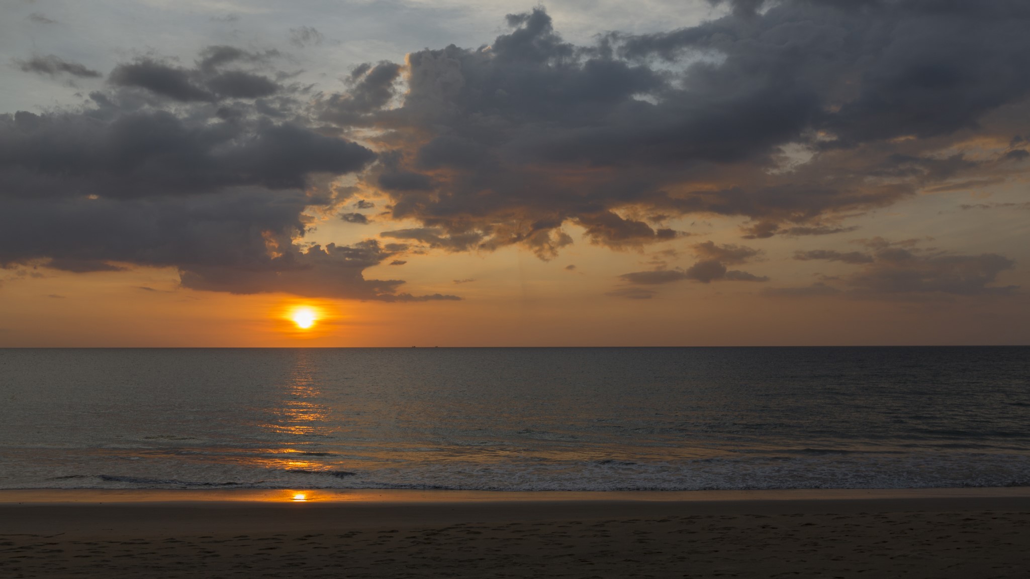 Beach at Shanti Villa, a luxury 6 bedroom beach front villa located in Jivana private estate, Phang Nga, Thailand