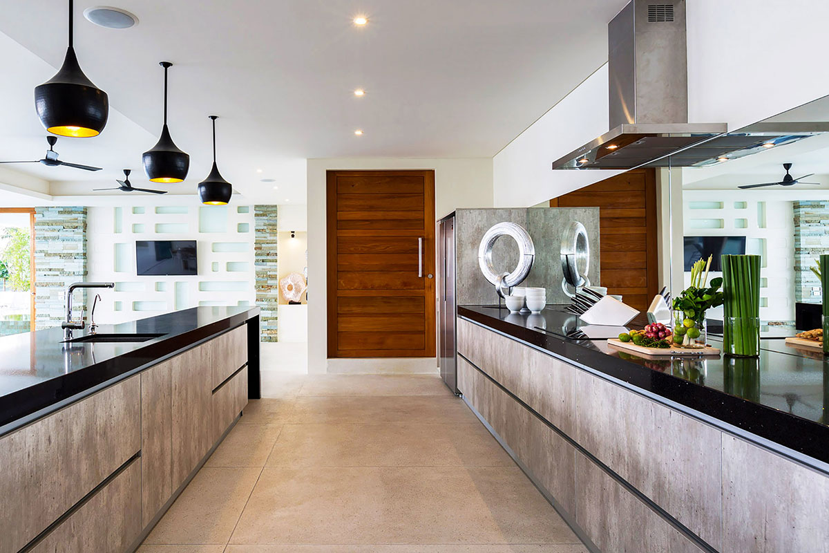 Lime Villa 3. A luxury and private 5 bedroom modern villa located in the hills of Koh Samui, Thailand with ocean view